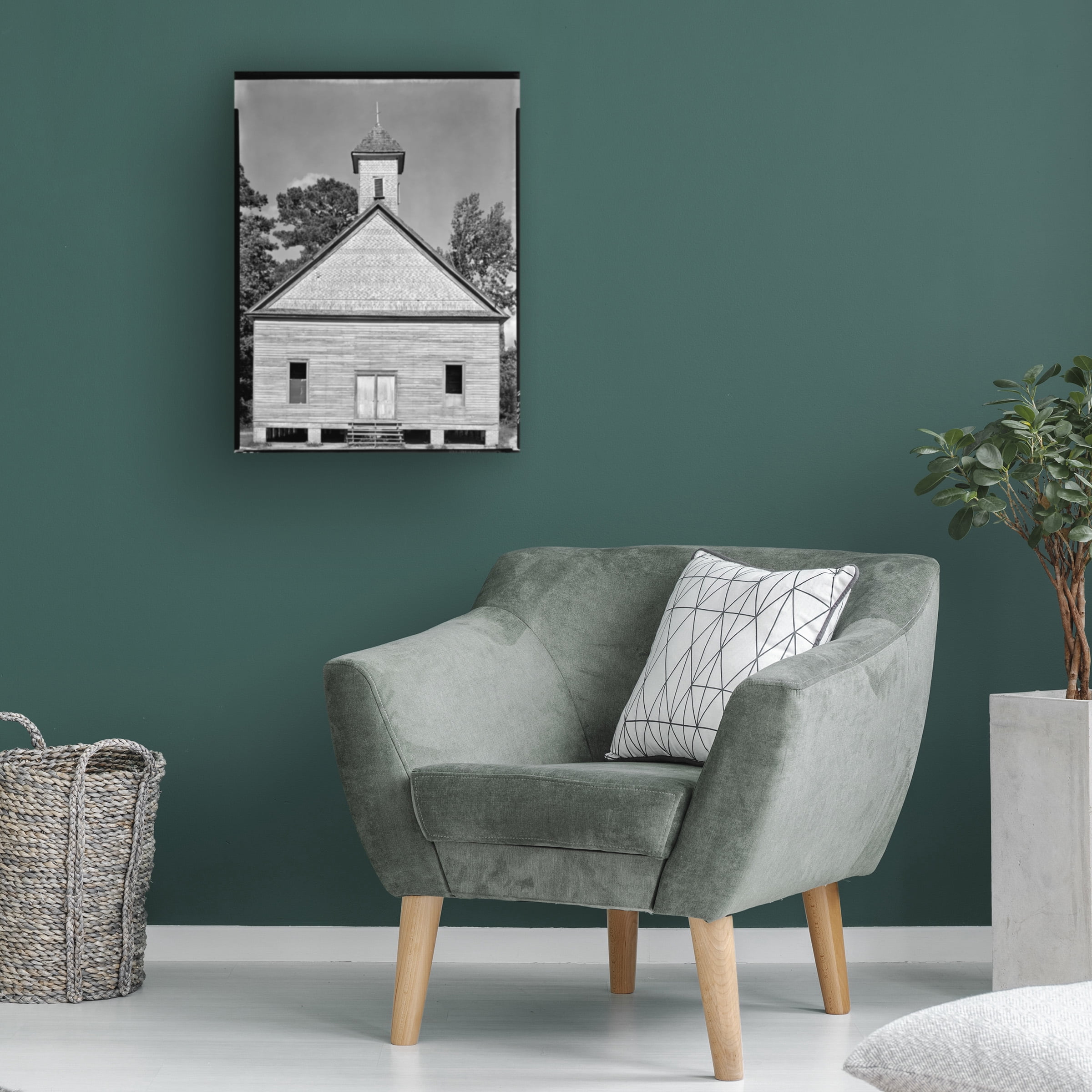 Print Collection 'Church Southeastern US' Canvas Art