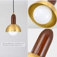 thumbnail image 4 of FSLiving 3 Lights Gold Swag Pendant Light with 15ft Plug in UL Cord Island Chandelier Pendant Lighting Fixtures Hanging Ceiling Light for Kitchen Island Gallery Staircas Bar Cloth Store - 1 Set, 4 of 7