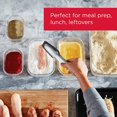 thumbnail image 3 of Rubbermaid 2108407 Leak-Proof Brilliance Food Storage Set | 9.6 Cup Plastic Containers with Lids | Microwave and Dishwasher Safe, 2-Pack, Clear, 3 of 4