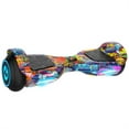 thumbnail image 2 of Gotrax Edge Hoverboard for Kids Adults, 6.5" Tires 6.2mph & 2.5 Miles Self Balancing Scooter, Galaxy, 2 of 10