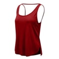 thumbnail image 7 of CUSTG Women Camis Sleeveless Casual Fashion Solid Color Backless Workout Yoga Tank Tops Outdoor Activewear O-Neck Versatile Ladies Summer Shirts, 7 of 7