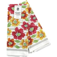 Serafina Home Summer Fun Pineapple Kitchen Dish Towels Set, 2pc: Bright ...