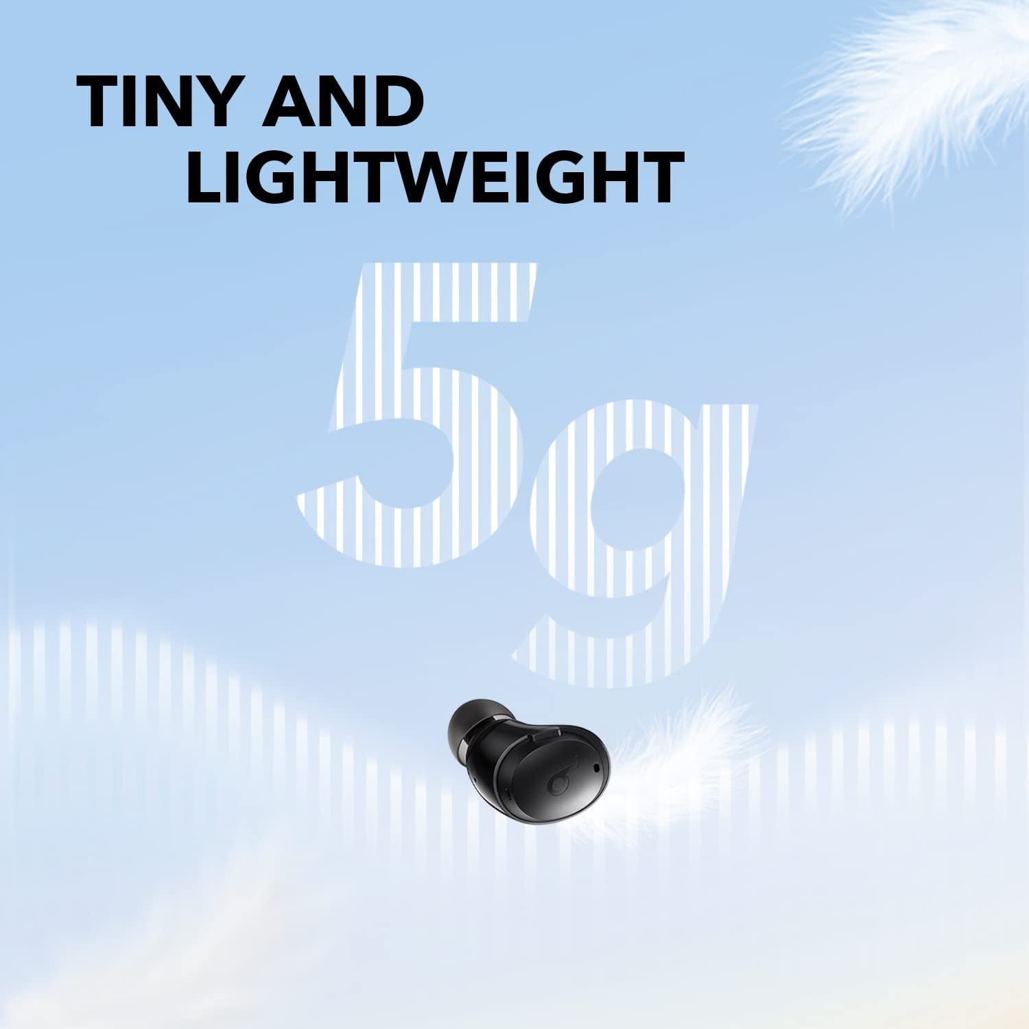 Soundcore by Anker Life A3i Bluetooth Earbuds with Hybrid ANC, AI-Enhanced Calls, Black