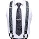 thumbnail image 3 of Set de tirantes Barry.Wang elásticos tipo Y para hombre con corbata, 3 of 8