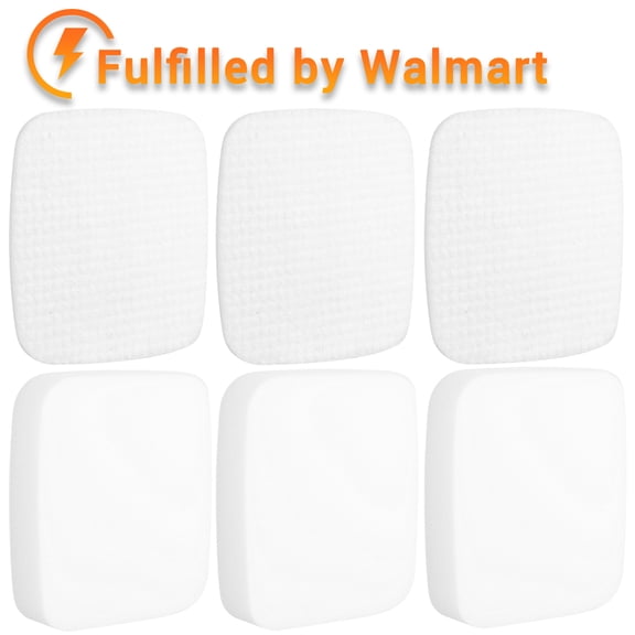 3 Pack UV850 UV900 Foam Filters for Shark Performance Lift-Away ADV DuoClean PowerFins Upright Vacuum, Replace Part # XFFK602UKT