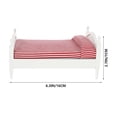 thumbnail image 5 of Sensethe 12 Furniture Bed, Mini Double Bed with Mattress & Wooden Bedside Table, 5 of 7
