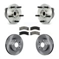 thumbnail image 1 of Transit Auto Front Hub Bearing Assembly Disc Brake Rotors and Semi-Metallic Pads Kit for Car Jeep Grand Cherokee KBB-105555, 1 of 11