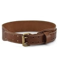 thumbnail image 3 of Style n Craft - 3" Wide Extra Long Full-Grain Leather Work Belt, Durable and Rugged Belt, Dark Tan (98439), 3 of 6