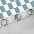 thumbnail image 4 of Castle Fairy Teens Geometric Plaid Black Out Curtains,Minimalist Grid Curtains Pack of 2 (42x63 Each),Vintage Aesthetic Bedroom Curtains,Ultra Soft Home Decor, 4 of 6