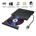 thumbnail image 2 of USB 3.0 DVD-ROM Optical Drive External Slim CD ROM Disk Reader Portable Desktop PC Laptop Tablet Promotions DVD Player 2021 New ,Portable, 2 of 6