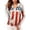 Deep Red, variant on USA 250th Anniversary Graphic Hoodie for Women - Artistic Stars and Stripes Splash Print Sun Jacket with Pockets, Full Zip Long Sleeve Athletic Cover Up for Summer Navy XL