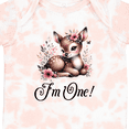thumbnail image 4 of Inktastic 1st Birthday Cottagecore Baby Girl Deer Girls Baby Bodysuit, 4 of 5