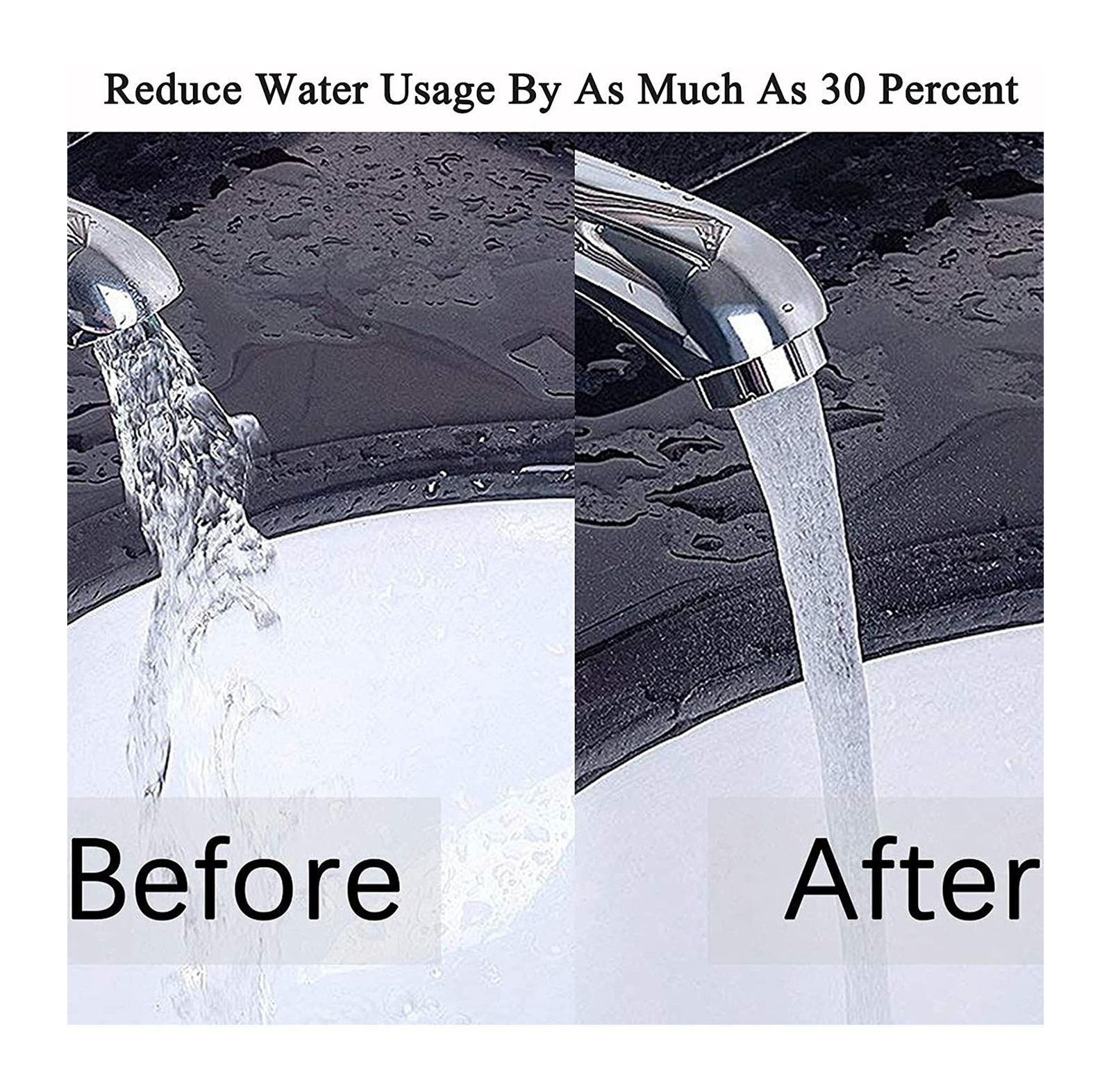 24mm Faucet Aerator Replacement, Water Saver Spout Filter Kitchen Tap Aerators Kit Faucet Adapter For Kitchen Bathroom(6 Pieces) ,Water Saving