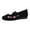 Black, variant on Drie Ballet Flats Shoes for Women Women's Wide Width Flats Shoes, Soft Knitted Breathable Plus Size Ladies Slip on Office Ballet Shoes Wine,6.5
