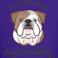 thumbnail image 3 of CafePress - I Love My English Bulldog Kids T Shirt - Dark T-Shirt Kids XS-XL, 3 of 4