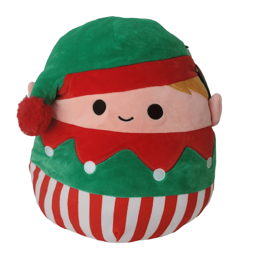 Squishmallows Official Kellytoys Plush 12 Inch Bartie the Elf Christmas