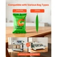 thumbnail image 4 of KFFKFF Continuous Bag Band Sealing Machine, 0.24-0.47 in Seal Width, Vertical Band Sealer Machine with Roller Printing , Temp & Speed Adjustable, Heat Sealing Machine, 4 of 9
