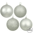 thumbnail image 2 of Vickerman 3" Silver Splendor 4-Finish Ornament Assortment, 32 per Box, 2 of 2