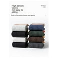 thumbnail image 3 of New Color Matching Socks Cotton Sweat Absorbent Deodorant High-end Comfort Don't Strangle Feet Autumn And Winter Socks Men  2 pairs, 3 of 7
