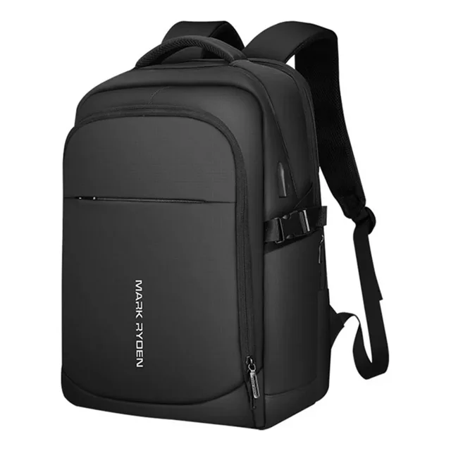 Mochila urbana Mark Ryden Premium MR9191 color negro diseño lisa 35L