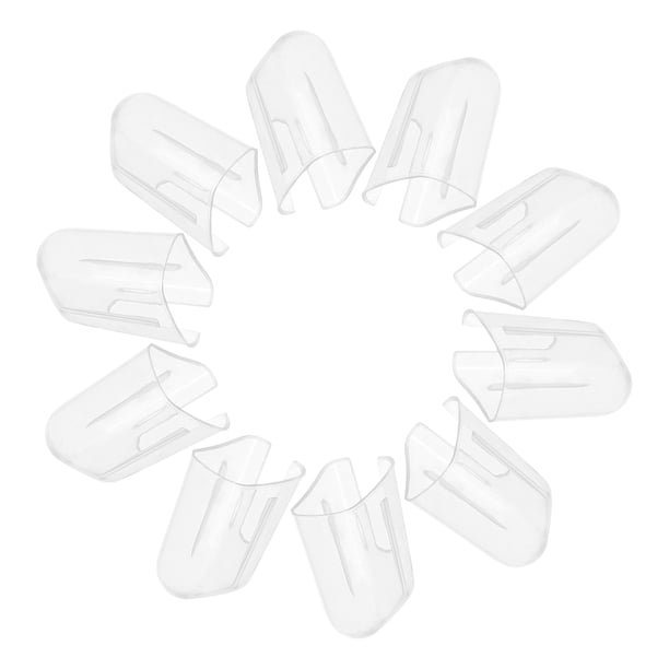 unbranded 24Pcs Transparent Toothbrush Covers Portable Protective Caps for Travel and Household Storage