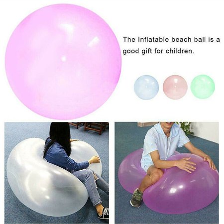 40/120CM Soft Bubble Ball Inflatable Fun Ball Amazing Super Bubble Ball Inflatable Antistress