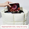thumbnail image 6 of Shivering Velvet Portable Jewelry Organizer Box with Removable Compartment - Gift and Jewelry Display, 6 of 7