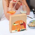 thumbnail image 3 of Yayeee Napkin Holder for Table Set of 2 Kitchen Paper Tissue Organization, Orange Glasses, 3 of 8