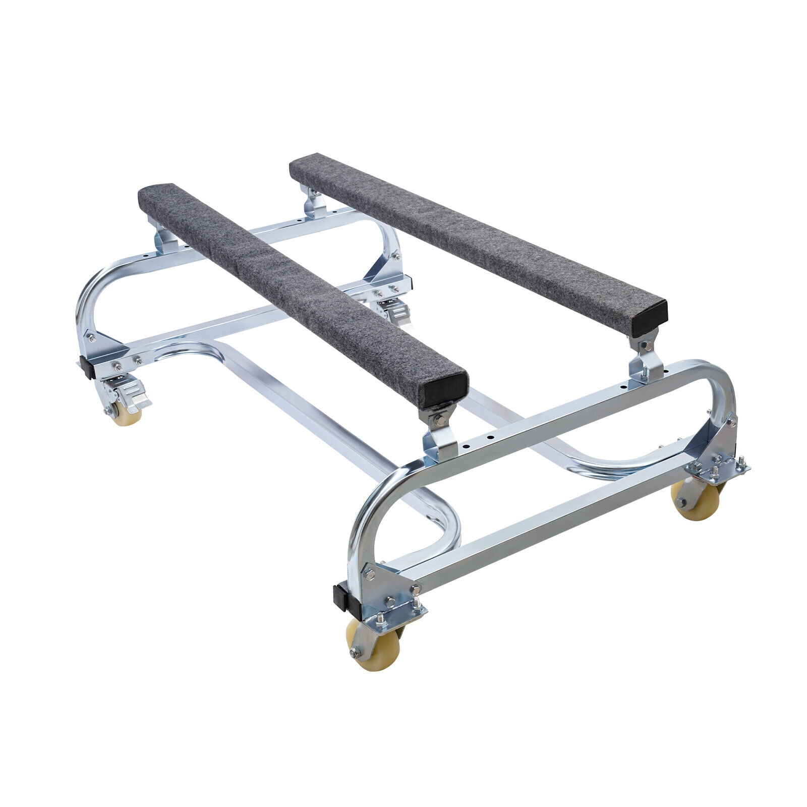 BY-18 Watercraft Cart 1000lb Capacity for jet skis, Inflatables Small Sailboat Trailer Silver Dock Slipway Cart