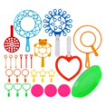 thumbnail image 4 of Durable Plastic Bubble Blowing Tools for Outdoor Fun with Assorted Colors and Safe Design 26 Pcs, 4 of 8