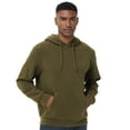 thumbnail image 4 of Xidunhg Mens Hooded Drawstring Long Sleeve Sweatshirt Fashion Pullover Casual Corduroy Hoodies with Pockets Armygreen M, 4 of 6