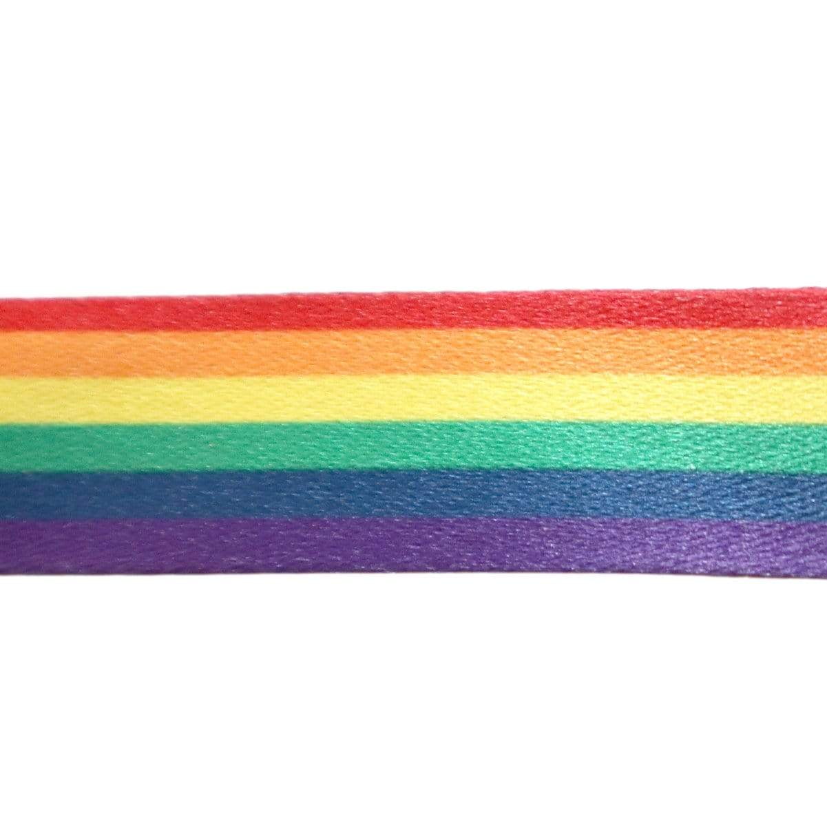 10 Pack - Rainbow Lanyard with Breakaway for Badge Holder and Keys - Cute Neck Strap Keychain with Swivel J Hook for Name Tag, I’d Cards and More by Specialist ID