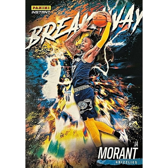 NBA 2022-23 Instant Breakaway Basketball Ja Morant Trading Card #22 (Panini)