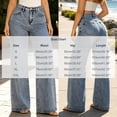 thumbnail image 3 of JUSLIO Womens Jeans,High Waist Rhinestone Stretch Straight Leg Full Length Denim Jeans, 3 of 6