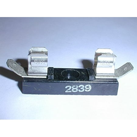 Termination Block - Bussmann 2839 Fuse Block for 3AG Fuses 15A Max, .250 QC Termination (1 piece) - 2839