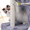 thumbnail image 4 of Torre para Gatos AIWIKIDE 37.4 con Dúplex para Gatos en Gris, 4 of 5