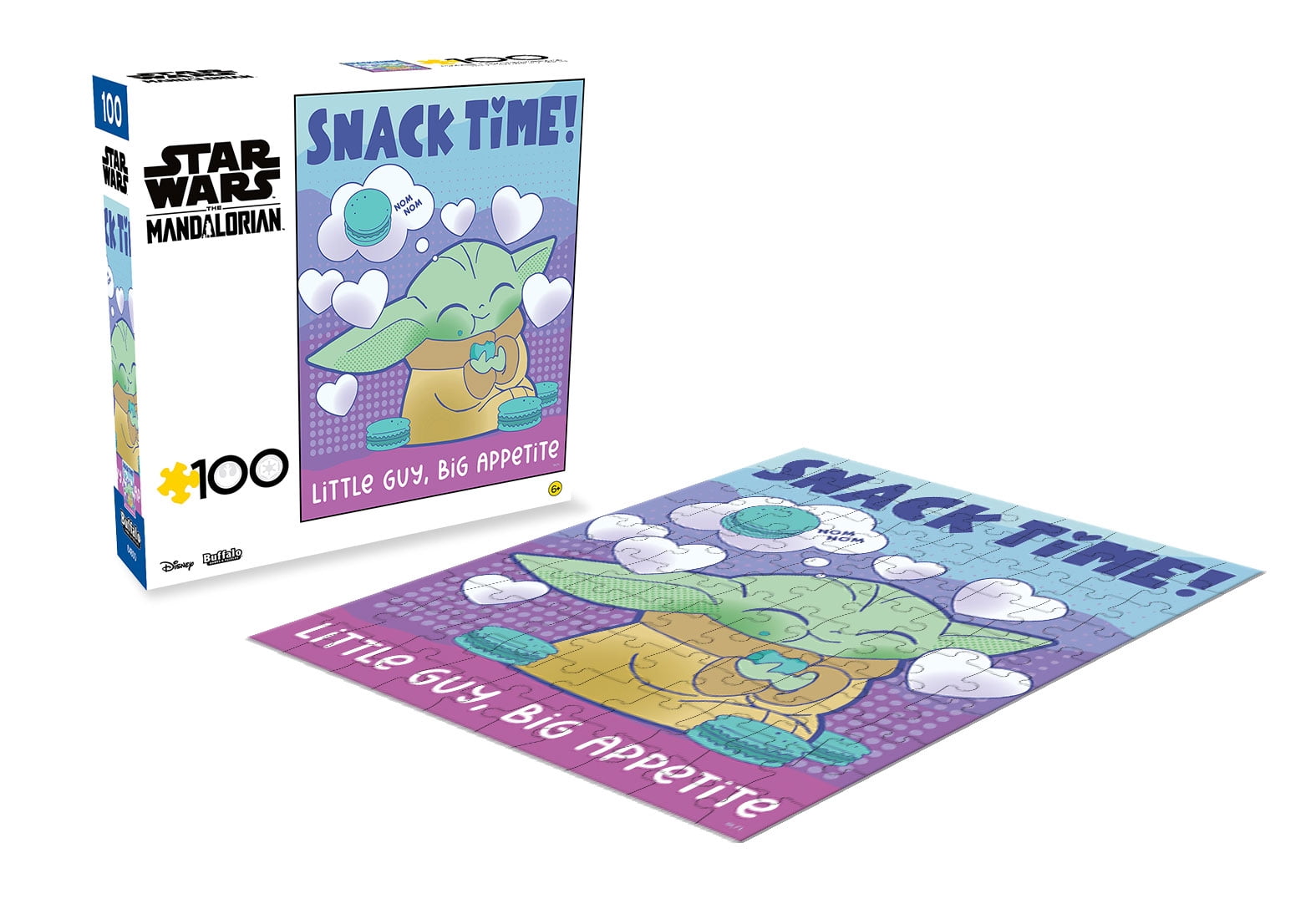 Buffalo Games Star Wars - Snack Time! Puzzle de 100 pièces imbriqué pour adultes de 6 à 99 ans