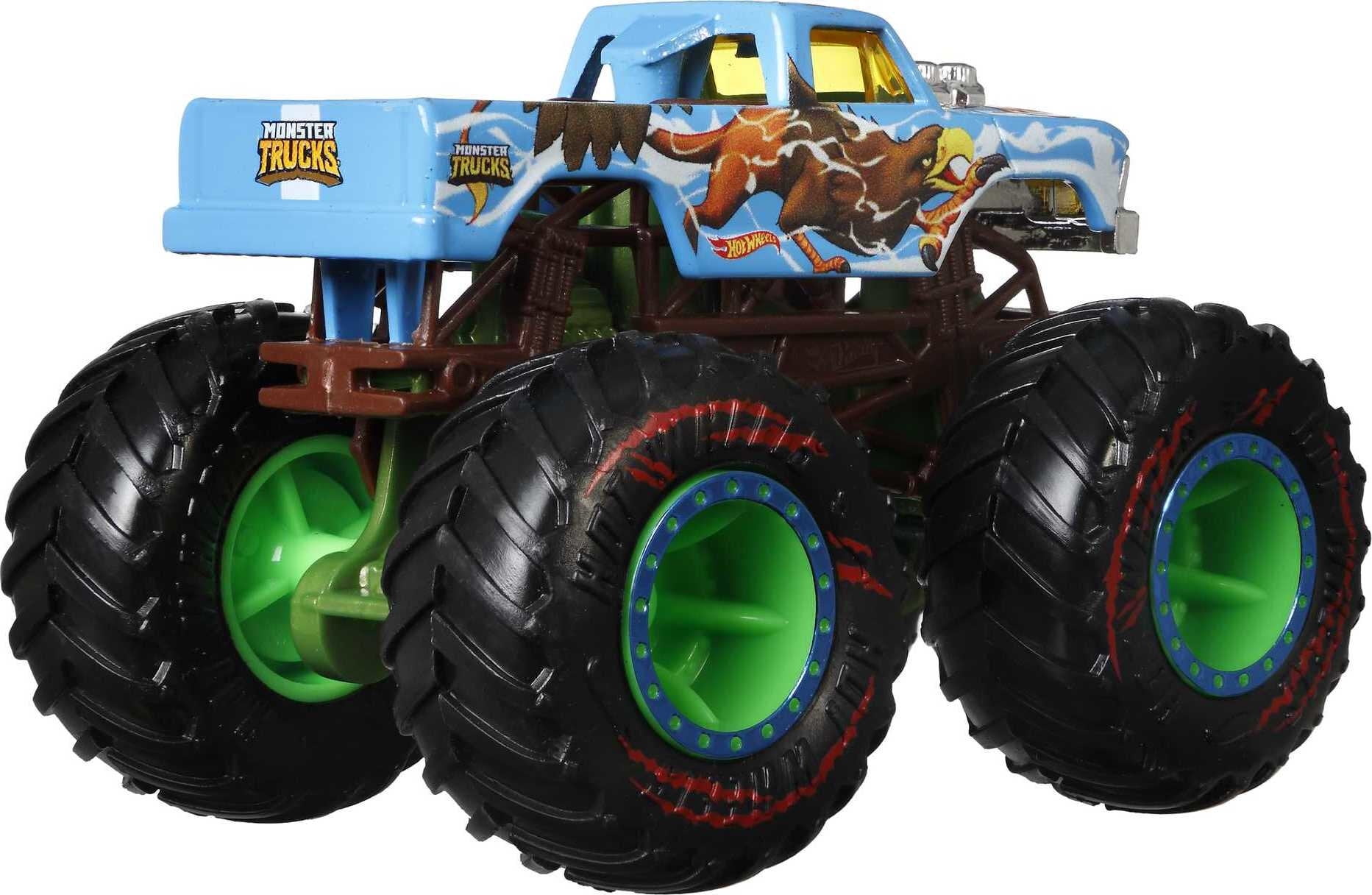 Hot Wheels Monster Trucks Veículo de Brinquedo 1:64 Pacote de 2 -  EletroTrade