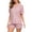 Hot Pink, variant on WHEANG Womens Pajama Sets Button Down Summer Short Sleeve Collared Shirt & Short Sleep Pants Soft Breathable Lounge Wear Two Piece Outfit Casual Lightweight Pajamas for Women Set XL Pink