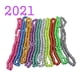thumbnail image 2 of 100 unidades de anillos de paloma de carreras de 8mm, bandas de anillo de pie de aves de corral para pollo de codorniz de paloma color mezclado Jinwen Bandas de pierna de paloma, 2 of 6