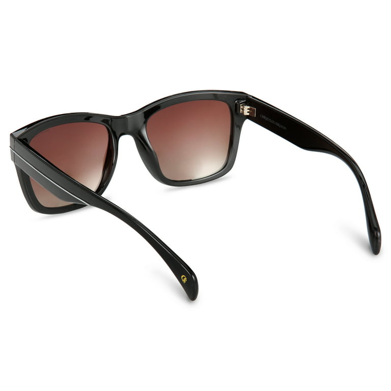 Christian Siriano Rx'able Womens Sunglasses, Kendall, Black, 55.5