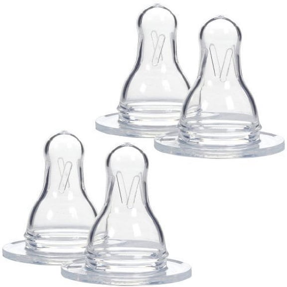 Dr. Brown`s Natural Flow Level 4 Standard Nipple - 4 Nipples; 2 Packs of 2