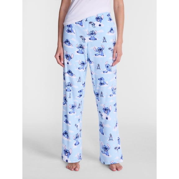 Disney Stitch Women's Velour Sleep Pants, Sizes XS-3X