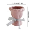 thumbnail image 3 of Artistic Ceramic Vase, Decorative Flower Container, Modern Shape Vase for Home Living Room Table Wedding Decoration Display Accent Piece, 3 of 6