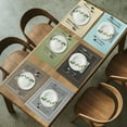 thumbnail image 2 of Unique Bargains 4 Pcs Double Frame Placemats PET Place Mats for Kitchen Dining Gray, 2 of 6