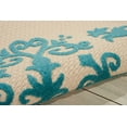 thumbnail image 5 of Nourison Aloha Indoor/Outdoor Aqua 9'6" x 13' Area Rug, (10x13), 5 of 6
