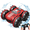 red, variant on MesaSe NEW Amphibious Remote Control Car 2.4 GHz Dual RC Stunt Car Toys 4WD Off-Road Trucks Birthday Gift for 3-12 Kids Boys Girls Beach and Water Toys for Children,Green