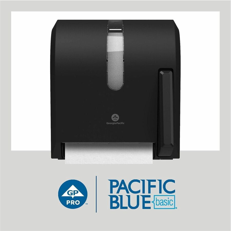Pacific Blue Basic® Paper Towel Roll by GP PRO (Georgia-Pacific), White, 28706, 350 Feet Per Roll, 12 Rolls Per Case