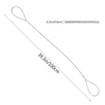 thumbnail image 2 of Pretyzoom Safety Cable Wire Rope Strap Wire Rope Lanyard Silver Securing 1Pack, 2 of 6