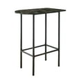thumbnail image 1 of Monarch Specialties Home Bar, Bar Table, Bar Height, Pub, 36" Rectangular, Small, Kitchen, Metal, Laminate, Grey Marble Look, Black, Contemporary, Modern, 1 of 2